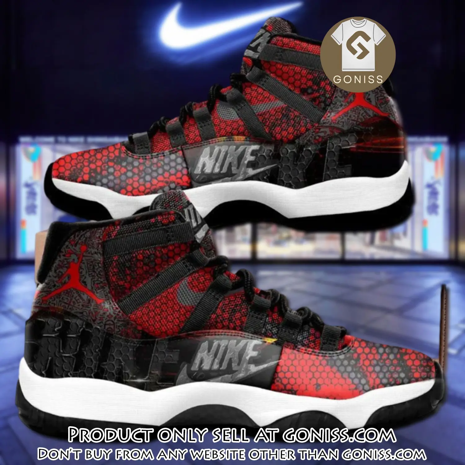 Nike red air jordan 11 sneakers shoes hot  for men women gn5050357